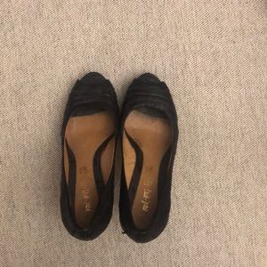 Lamb Black Leather heels